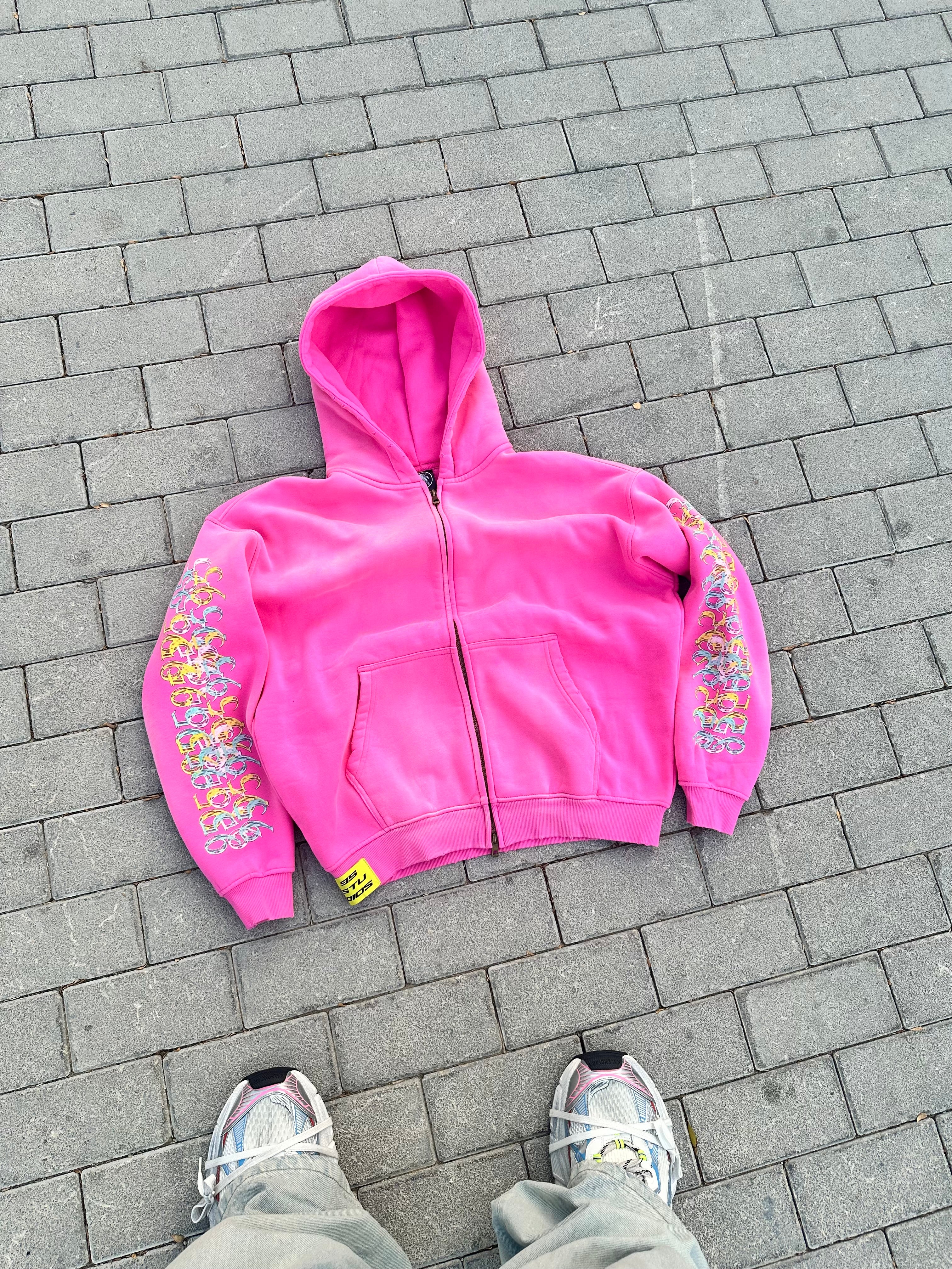NINETYFIVE STRAWBERRY SWIRLL ZIP UP